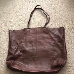 Banana Republic Lambskin Tote